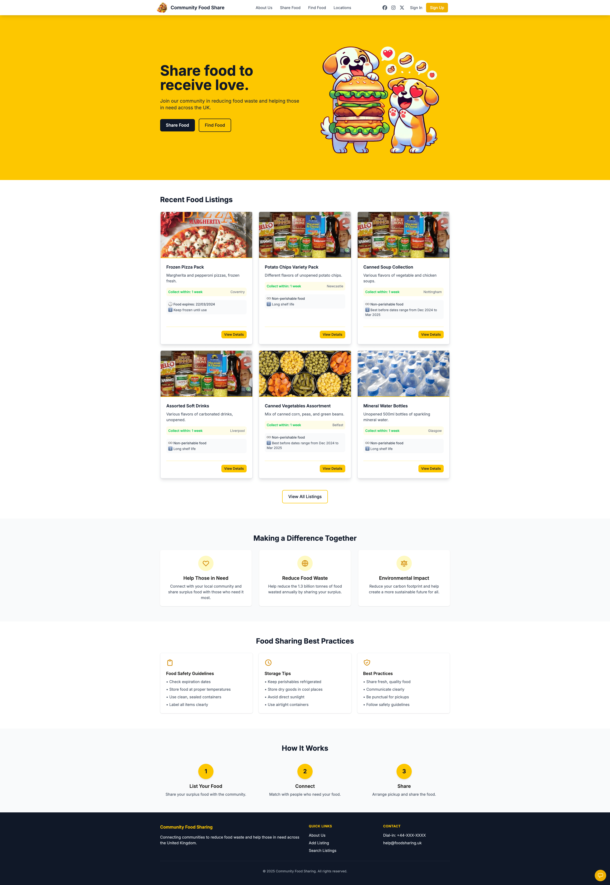 Community Food Sharing