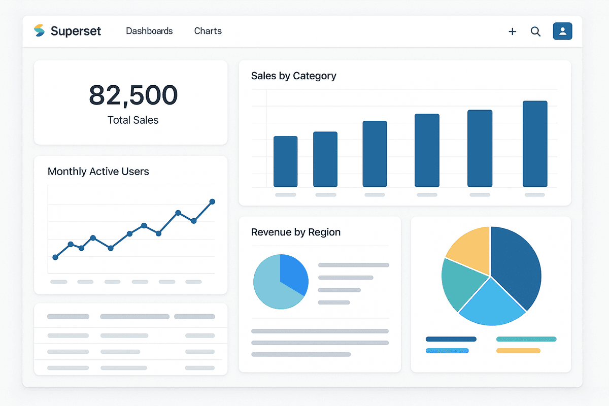 Dashboard Superset intuitiv